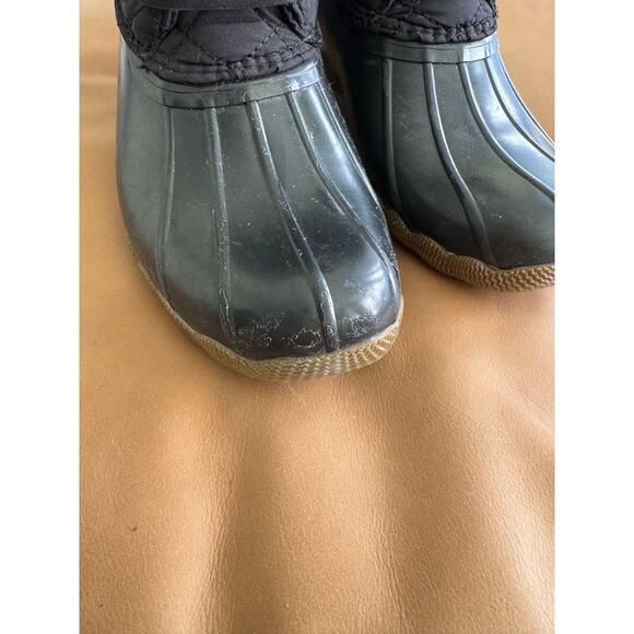 Sperry topsiders quilted duck boots / rain boots size 3Y *see photos - Picture 2 of 7